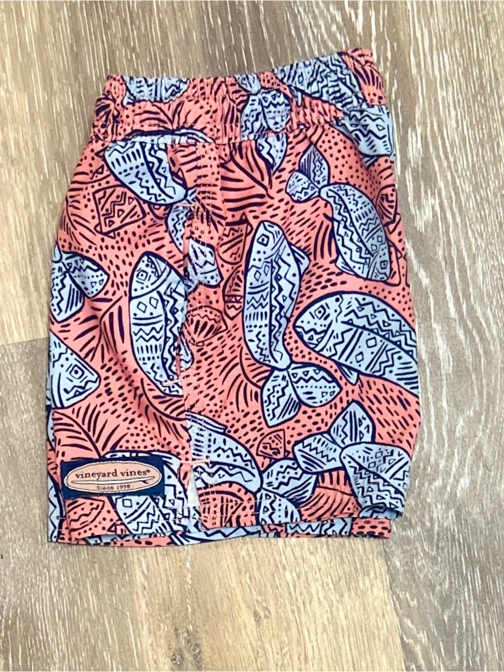 EUC Toddler Boys Vineyard Vines Printed Chappy Swim Trunks